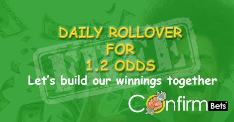 1.20 odds rollover strategy|Daily 1.2 Odds Winning System .